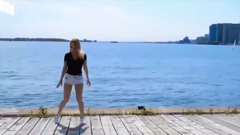 Shuffle Girl Dance Moves