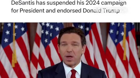 Captioned - DeSantis ends his campaign to endorse Trump