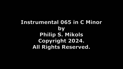 Instrumental 065 in C Minor