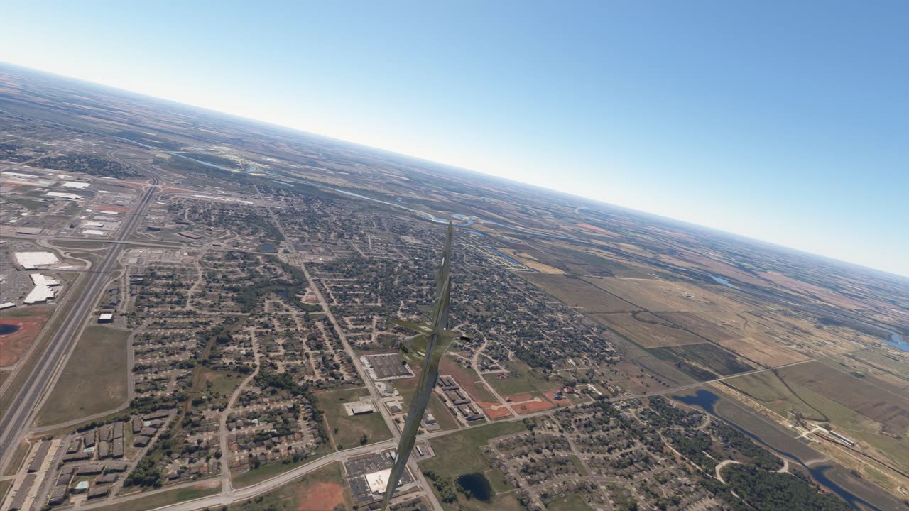 Norman Oklahoma in Flight Simulator