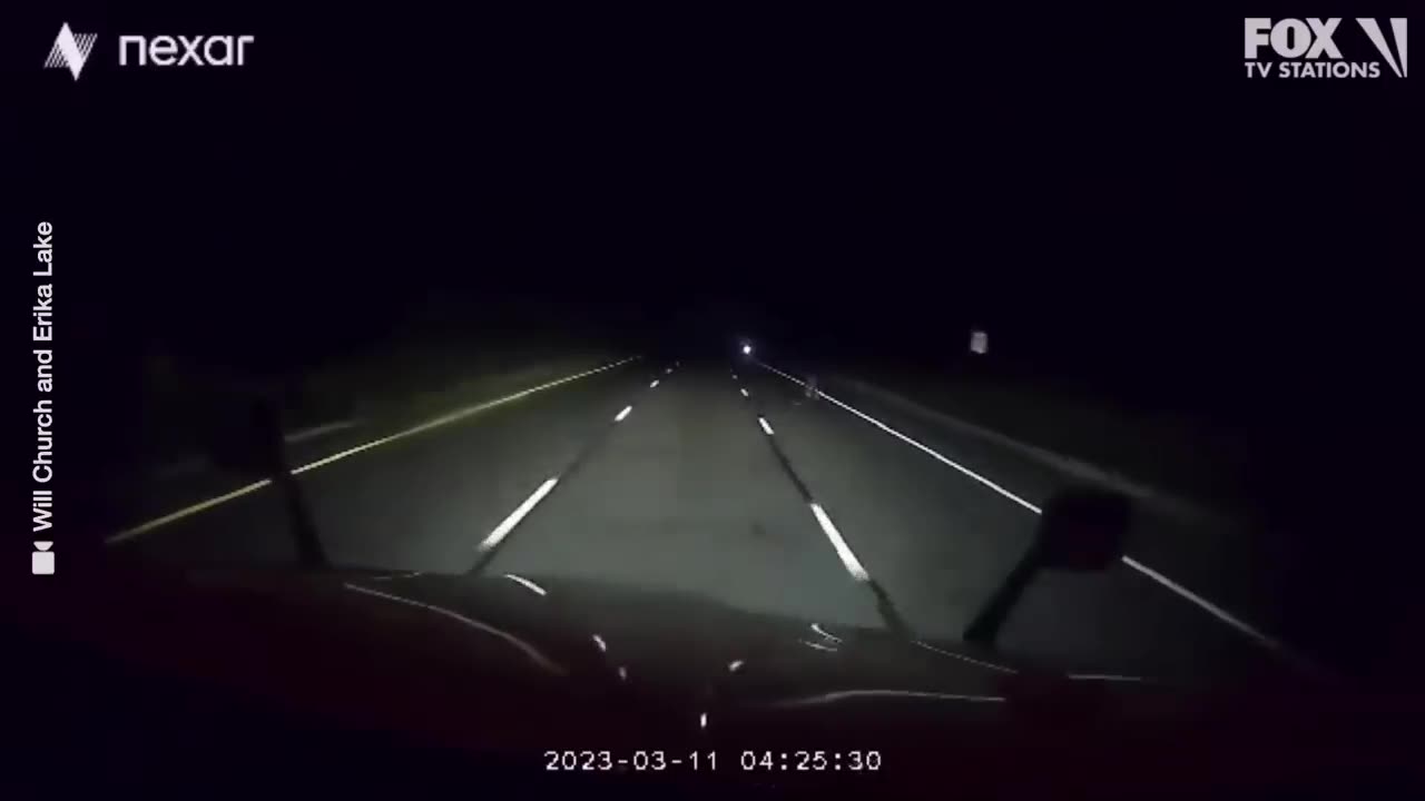 Ghost in road ..... how screry