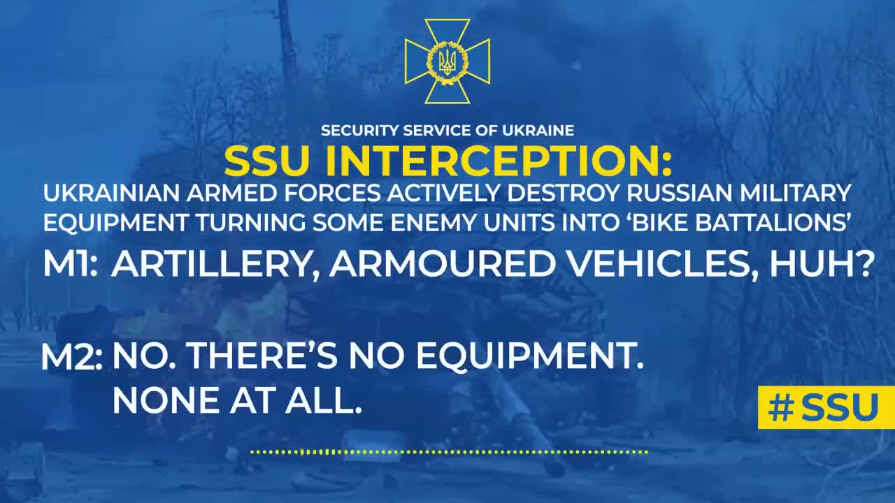 UAF actively destroy russian military equipment turning some enemy units into ‘bike battalions