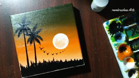 How to draw nature beauty || paintings || colours