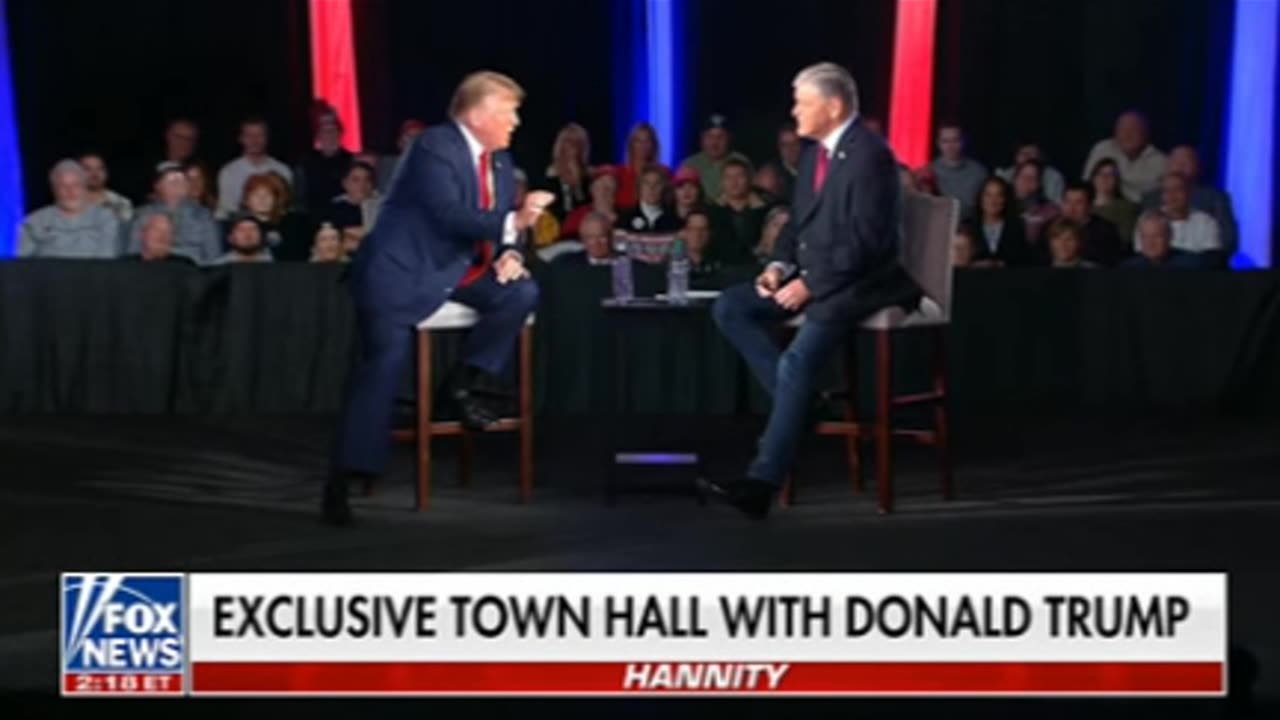 Former President Trump's Town Hall On Fox News' Hannity Show (FULL)