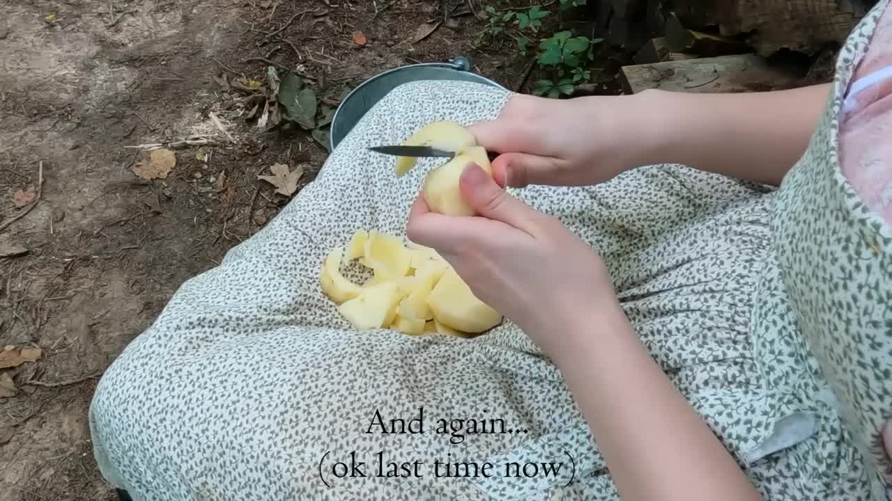 Making Curly Fries from 1824. Curly Fries! _Real Historical Recipes_