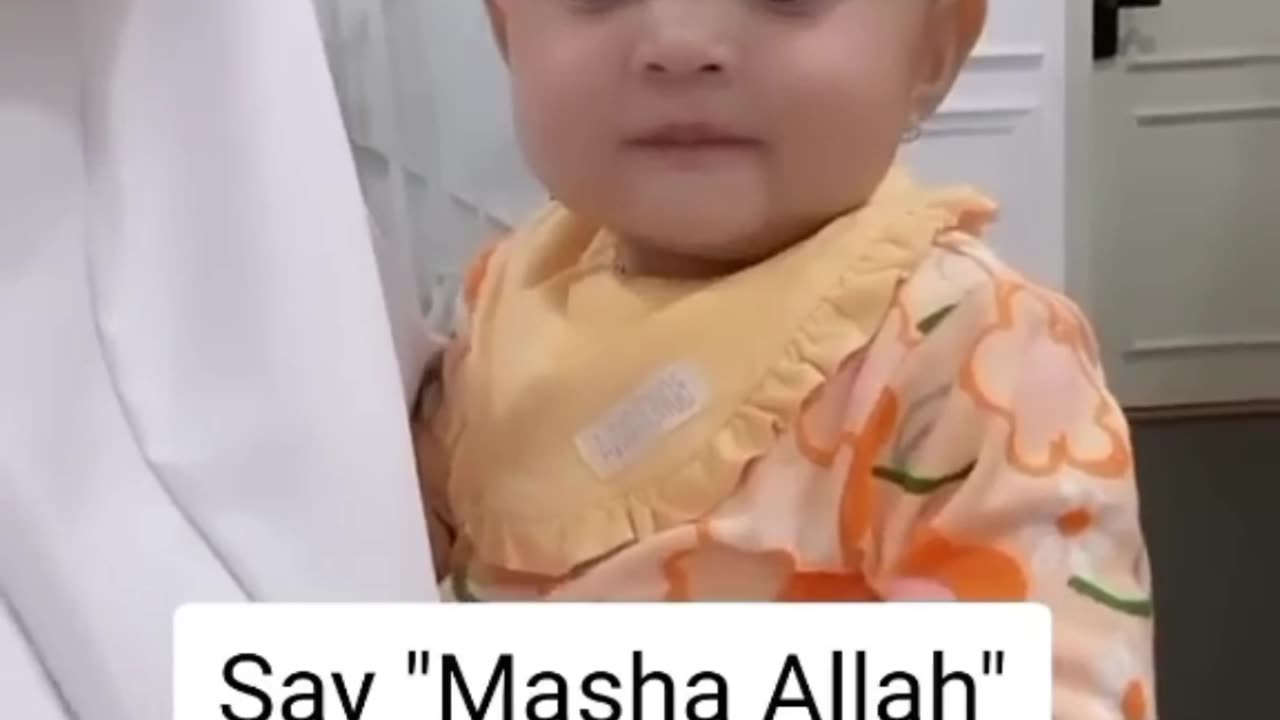 Cute Baby read quran ?