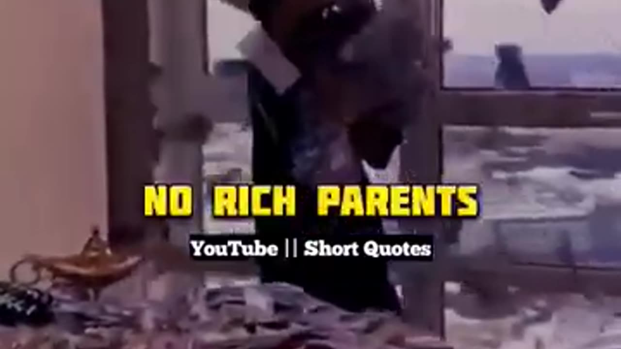 no rich parents 😎🔥~Motivational Quotes~Attitude status~#sigmarule #shorts #sigma #whatsappstatus