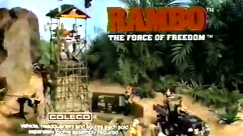 RAMBO ACTION FIGURE COMMERCIAL