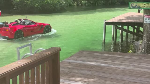 Car Boat in the Weeki Wachee River