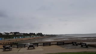 Low tide on the coast