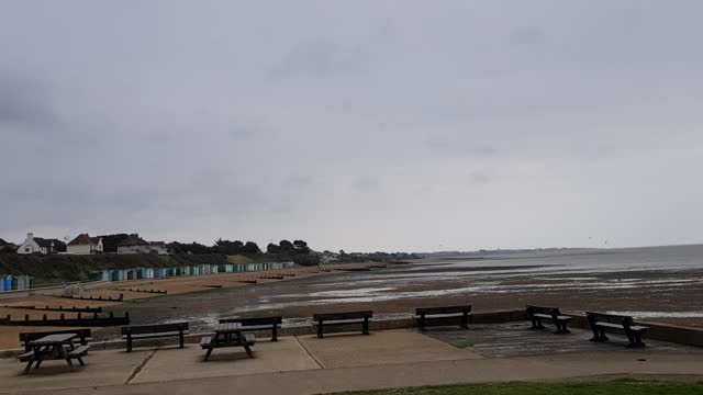 Low tide on the coast