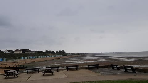 Low tide on the coast