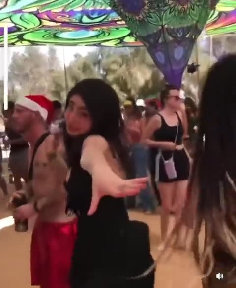 Shani Louck dancing moments before the attack