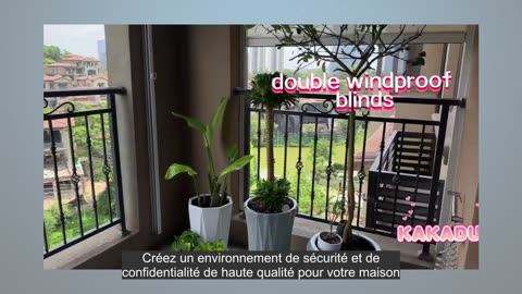 Professional double windproof outdoor blinds manufacturers