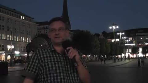 staatenlos.info Kundgebung am 18.09.2018 Hamburger Rathausmarkt - Teil 3 - Held & Präsident Rüdiger