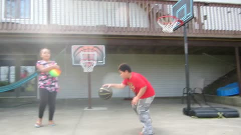 Shooting Hoops In May