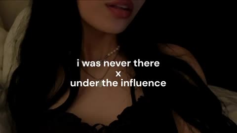 under the influence x I was never there // (tiktok remix)