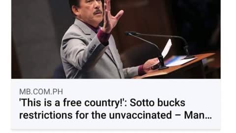 This Is A Free Country - Senator Tito Sotto