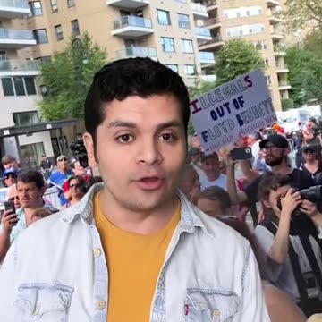 Close The Border - Cierra La Frontera - NY Freedom Corner Rally 2 Blocks From Gracie Mansion