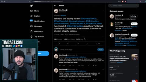 Elon Musk CAVES, Works With Woke Orgs To Fight Hate On Twitter, Will NOT Unban Conservatives "Yet"