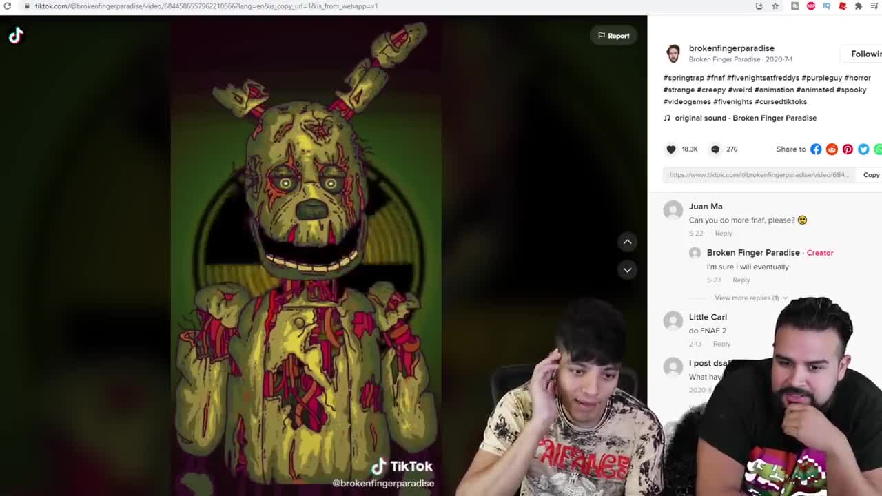 SCARY TIKTOK.EXE pt.12 _ REACTING TO HORROR VIDEOS THAT WILL GIVE YOU NIGHTMARES _ CURSED ANIMATIONs