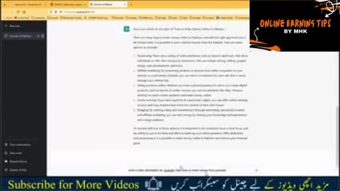 How To Use Chat GPT To Make Money Online In 2023