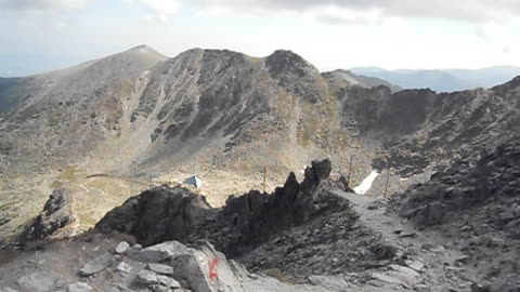 Shortly before Mount Musala in Bulgaria