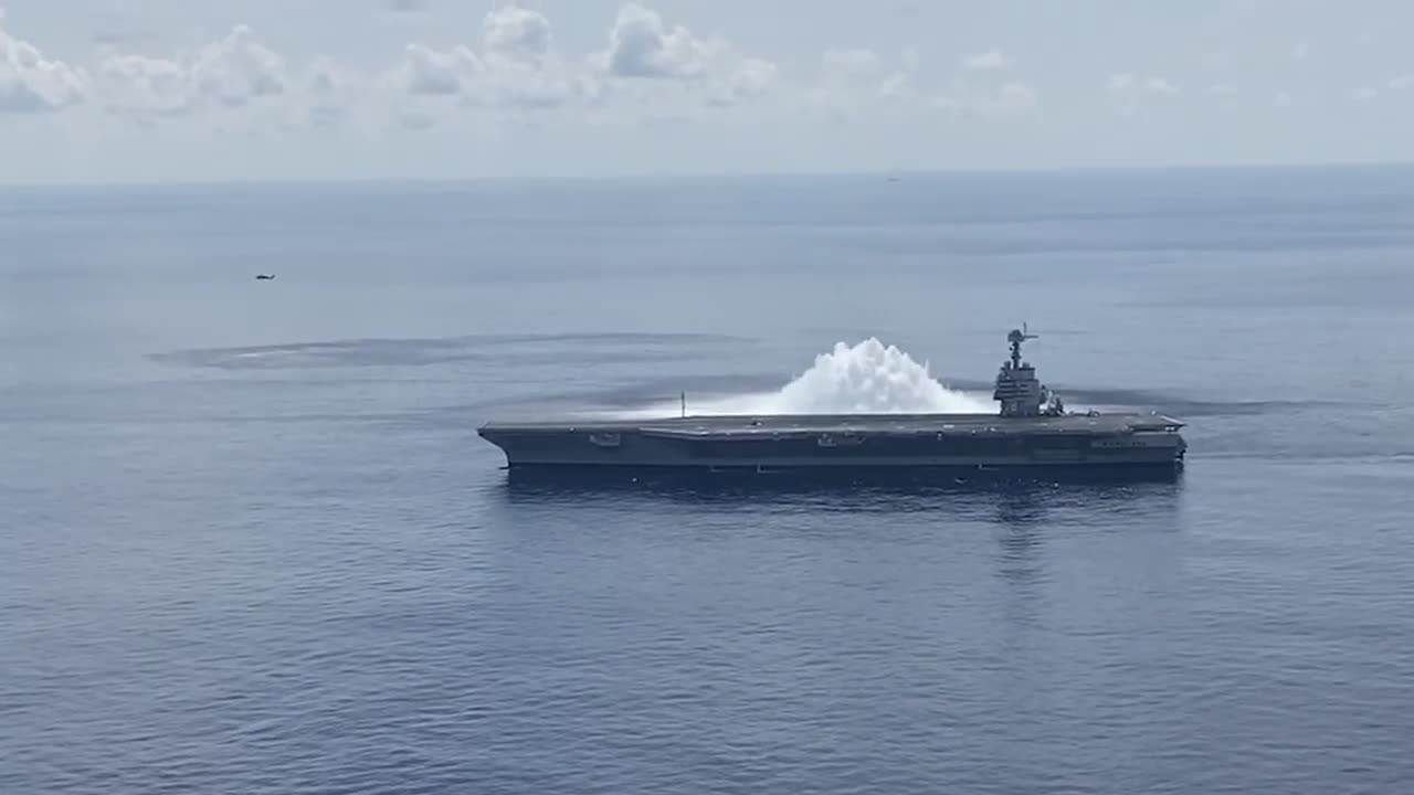 Third and Final Shock Trial Event For USS Gerald R. Ford (CVN 78)