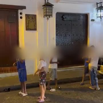 Video de menores de edad bailando en calle del Centro Histórico de Cartagena