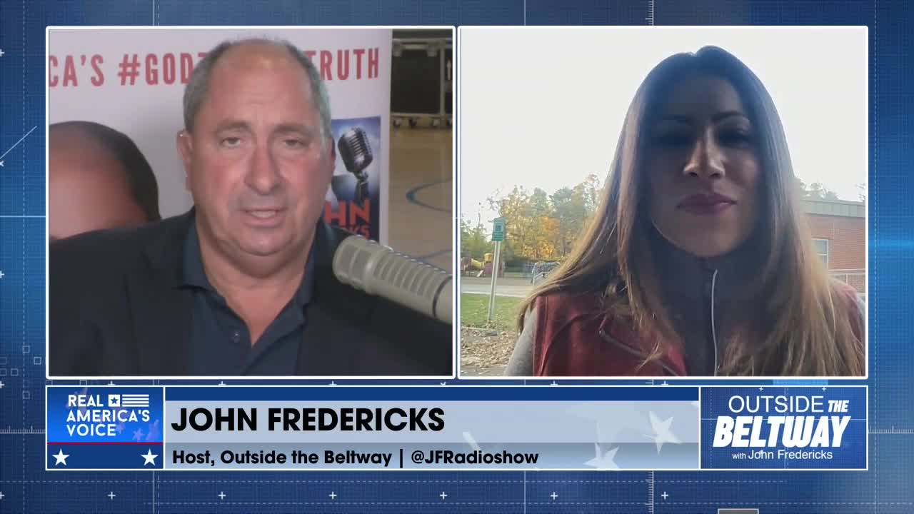 Yesli Vega live at VA-02 polling location, predicts decisive victory over phony Spanberger AOC 2.0