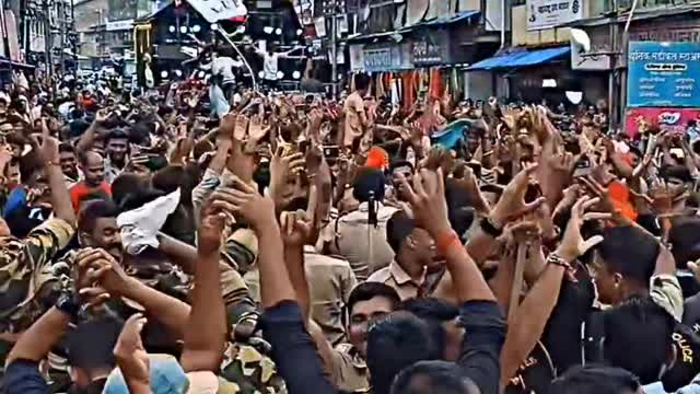 Kolahour Ganpati visarjan Police Staff dance video viral. #police #indianpolice