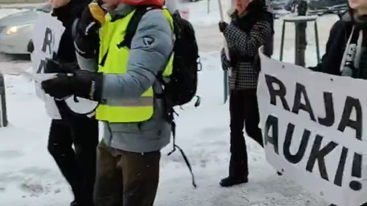 Rallies in Finland for opening borders with Russia!