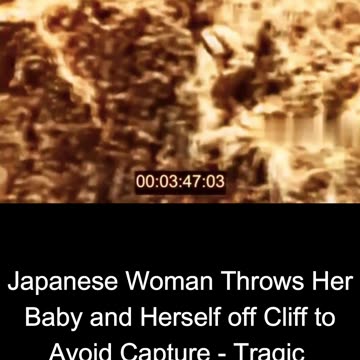 Japanese Woman Throws Her Baby and Herself off Cliff to Avoid Capture