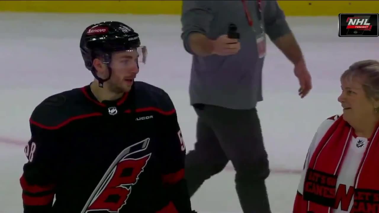 NHL Network - The moms are on the ice in Raleigh! @Canes