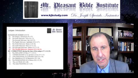 Mt. Pleasant Bible Institute (04/25/22)- Judges 13:6-14