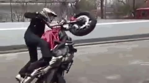 motorbike trickster fail.