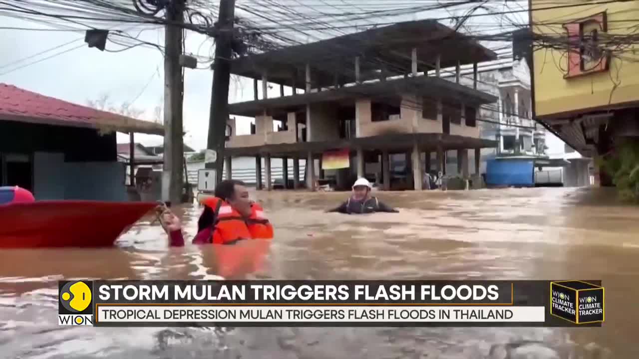 WION Climate Tracker: Storm Mulan triggers flash floods in Thailand | International News