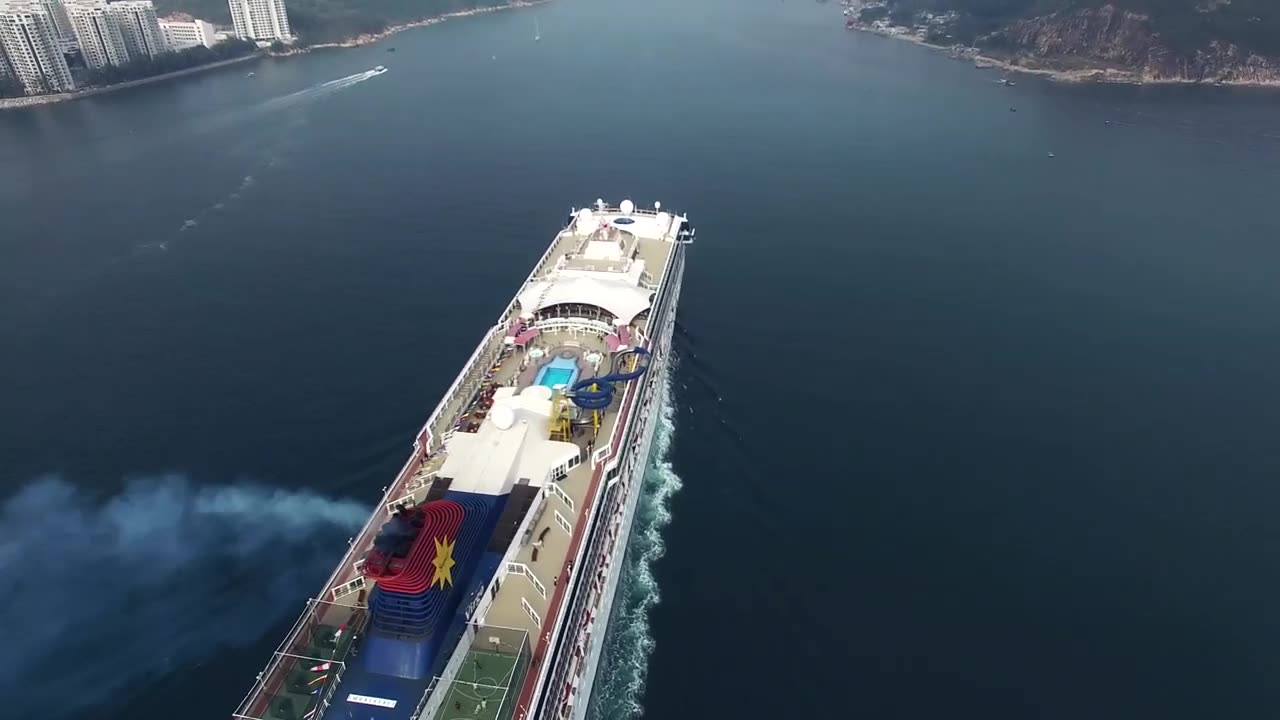 4K Cruise Harbour in Hong Kong Free HD Videos for you - No Copyright