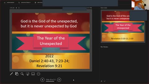 Sunday January 2, 2022 The Year of the Unexpected Message for the New Year 2022