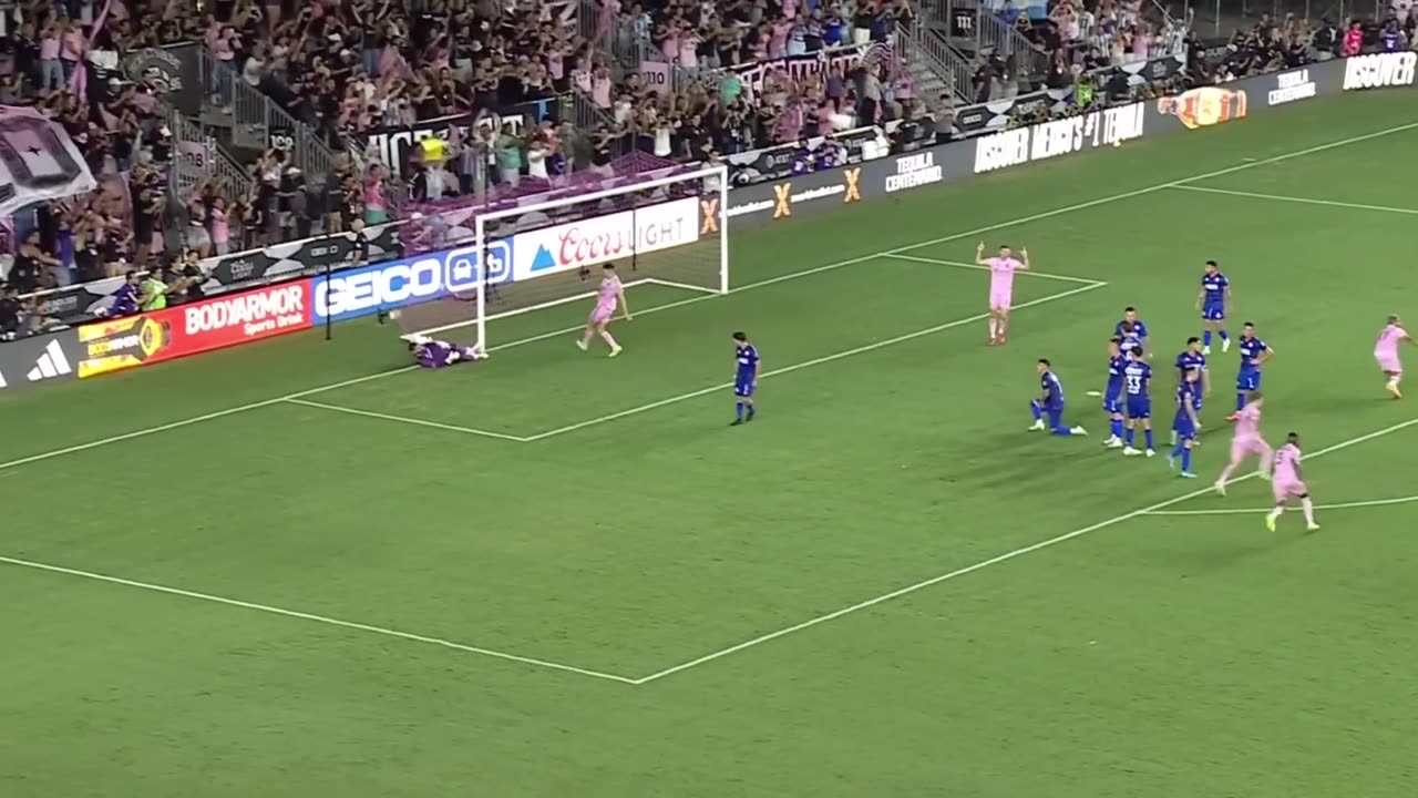 Messi's great shot goal. Big miss if you don't see it