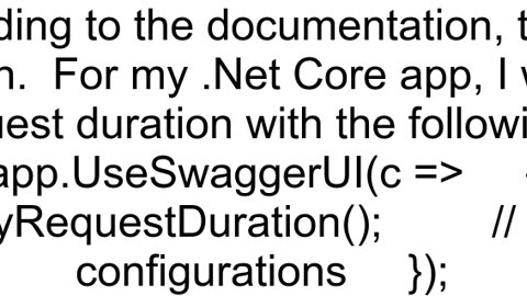 Show HTTP request duration in Swagger UI