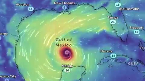 the path of hurricane milton