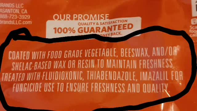Oranges treated with Chemicals to maintain Freshness!