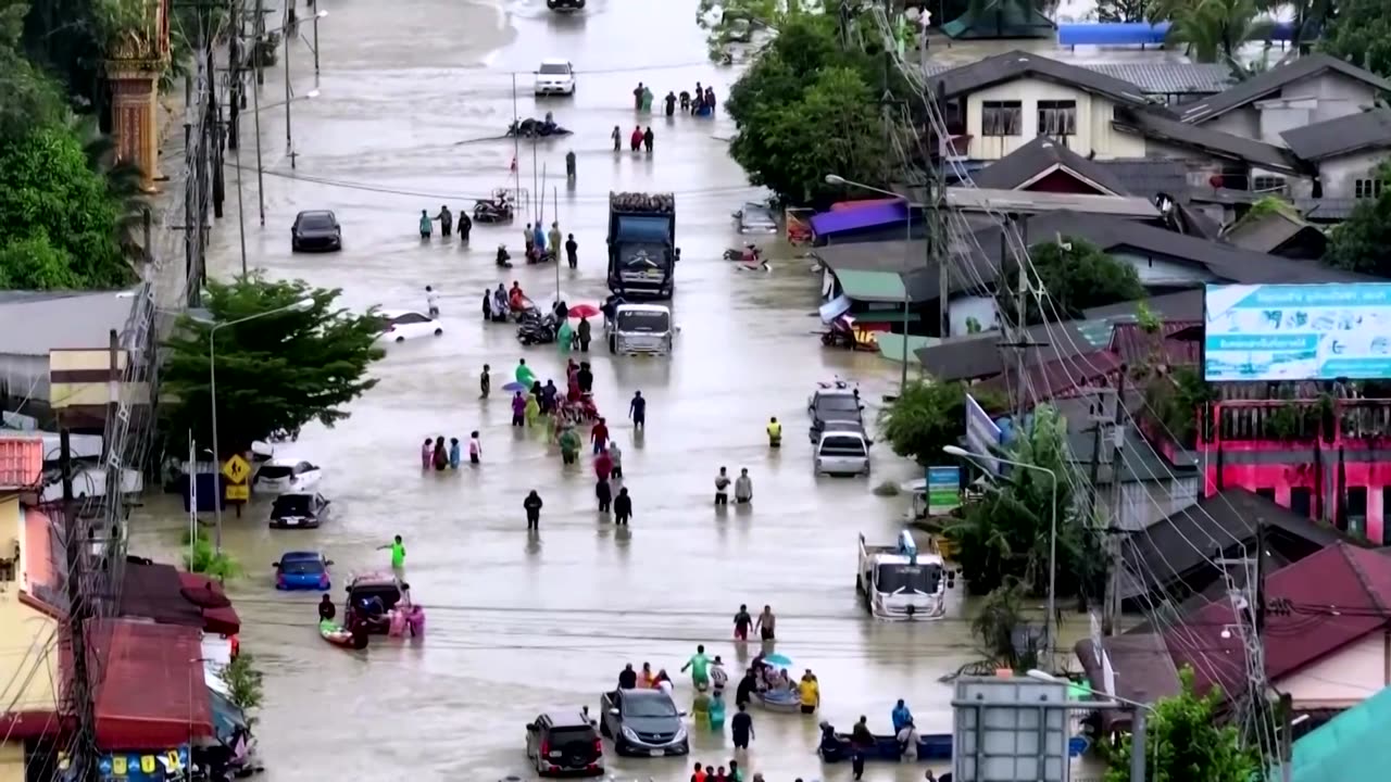 Flooding affects thousands in southern Thailand