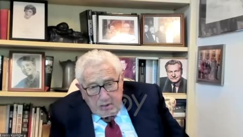 Henry Kissinger after a long pause: "I thought you were."