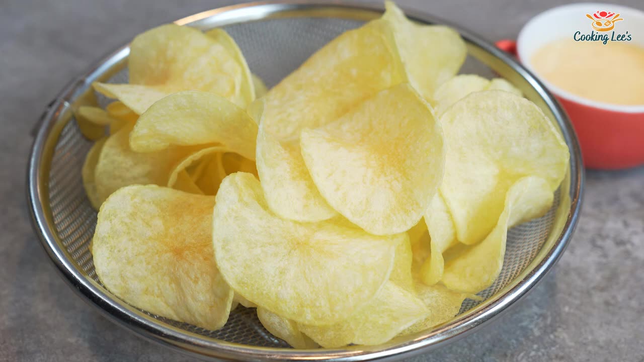 Perfect Potato Chips Cheese Sauce at Home ! Crispy Delicious , Incredibly Easy