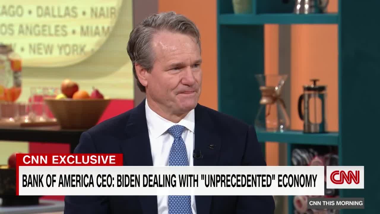 Bank of America CEO predicts 'mild recession' next year