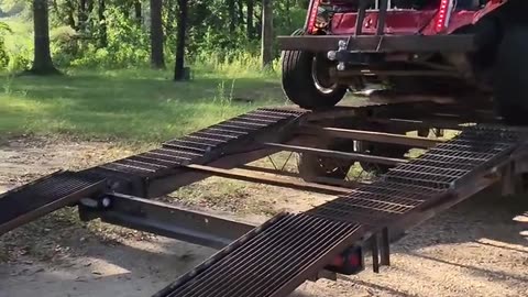 Hauled the Angry FREEBIRD on the CAMPER-CAR-HAULER