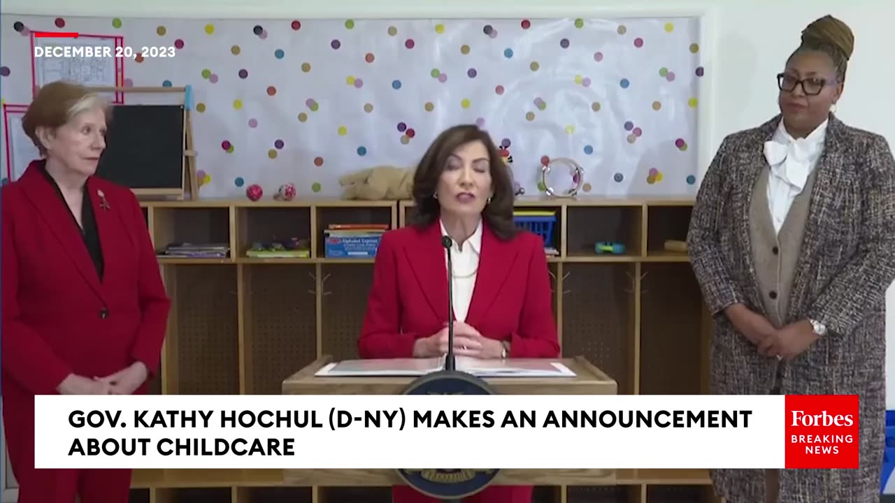 Gov. Kathy Hochul Announces Efforts To Help Parents Have Access To Child Care In New York