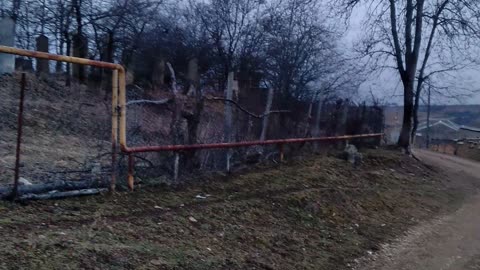 graves in the village